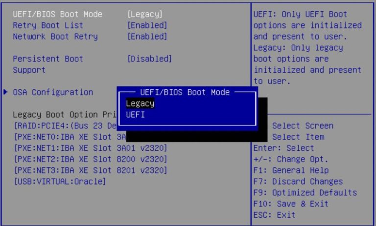 Как изменить BIOS с Legacy на UEFI в Windows 10